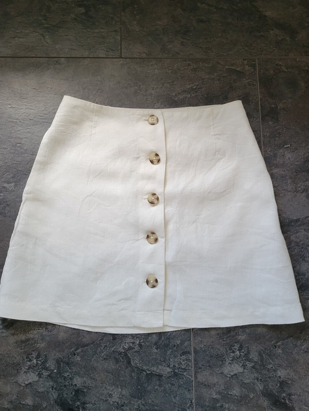 Aritzia Wifred Linen Mini Skirt
